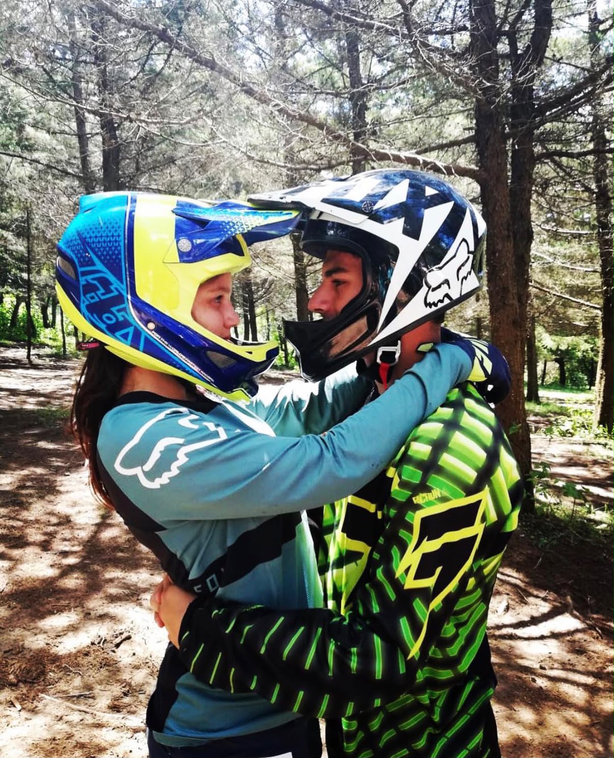 César y Nathalie compartiendo sus primeros años juntos